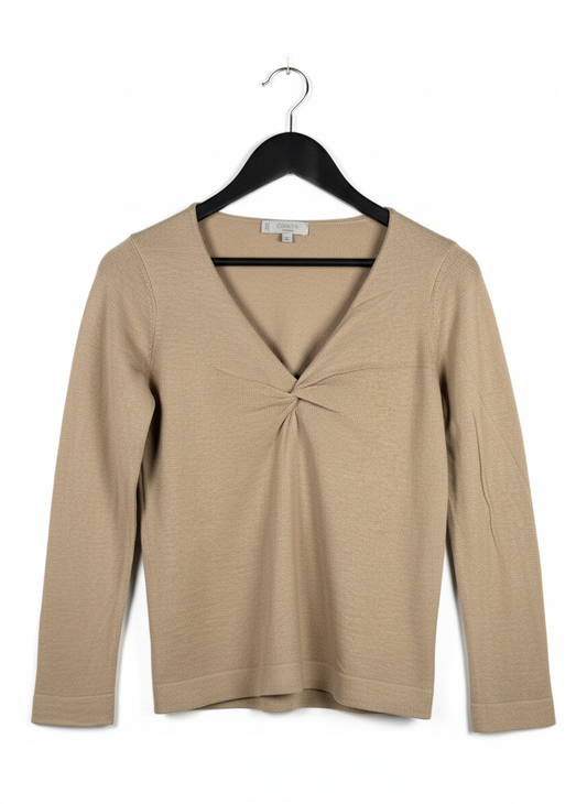 UK Imported secondhand Winter Knitted Tops - HOBBS brand, BROWN ACRYLIC, PREMIUM condition, for Women - Online Thrift Store Islamabad Pakistan