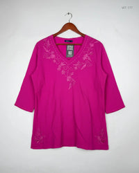 DASH Pink Womens Summer Tops (WT-177)