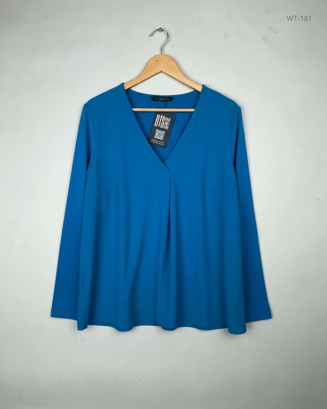 DUNNIES STORE Blue Womens Summer Tops (WT-181)