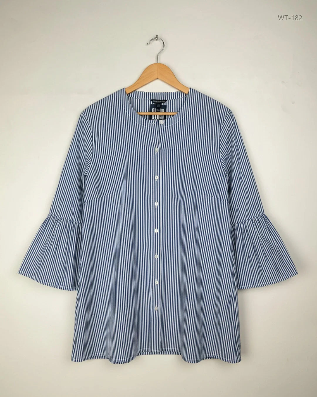 BAUKJEN White & Blue Womens Summer Tops (WT-182)