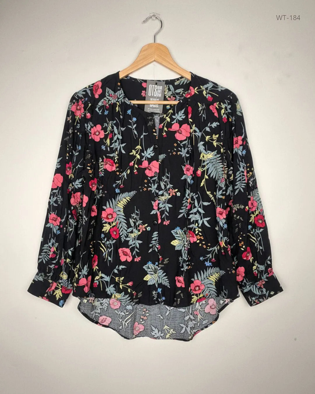Shop Premium Womens Summer Tops by | Preloved Branded Clothes | BLACK Polyester | Women | OTS Thrift Store Lahore Pakistan