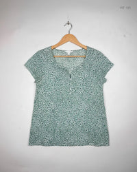 Sea Green Womens Summer Tops (WT-185)