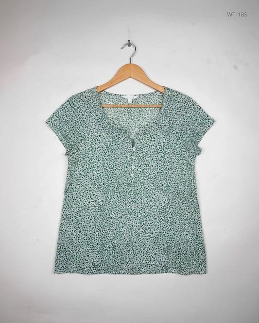 Preloved Premium Womens Summer Tops by , Sea Green for Women - OTS Thrift Shop Karachi Pakistan