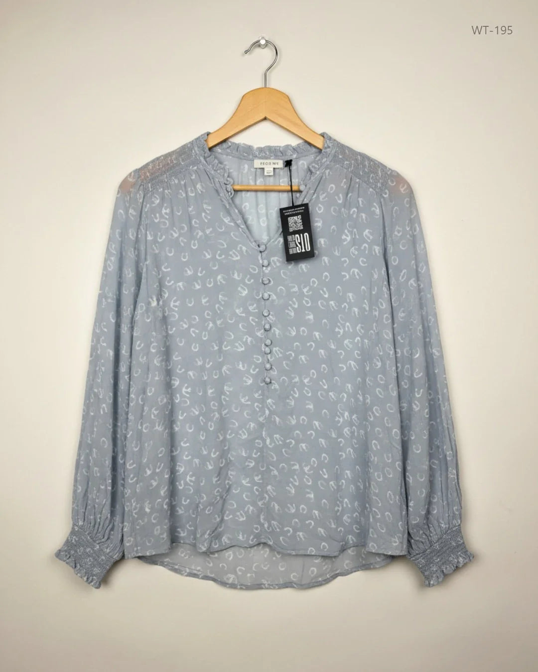 MONSOON Gray Womens Summer Tops (WT-195)