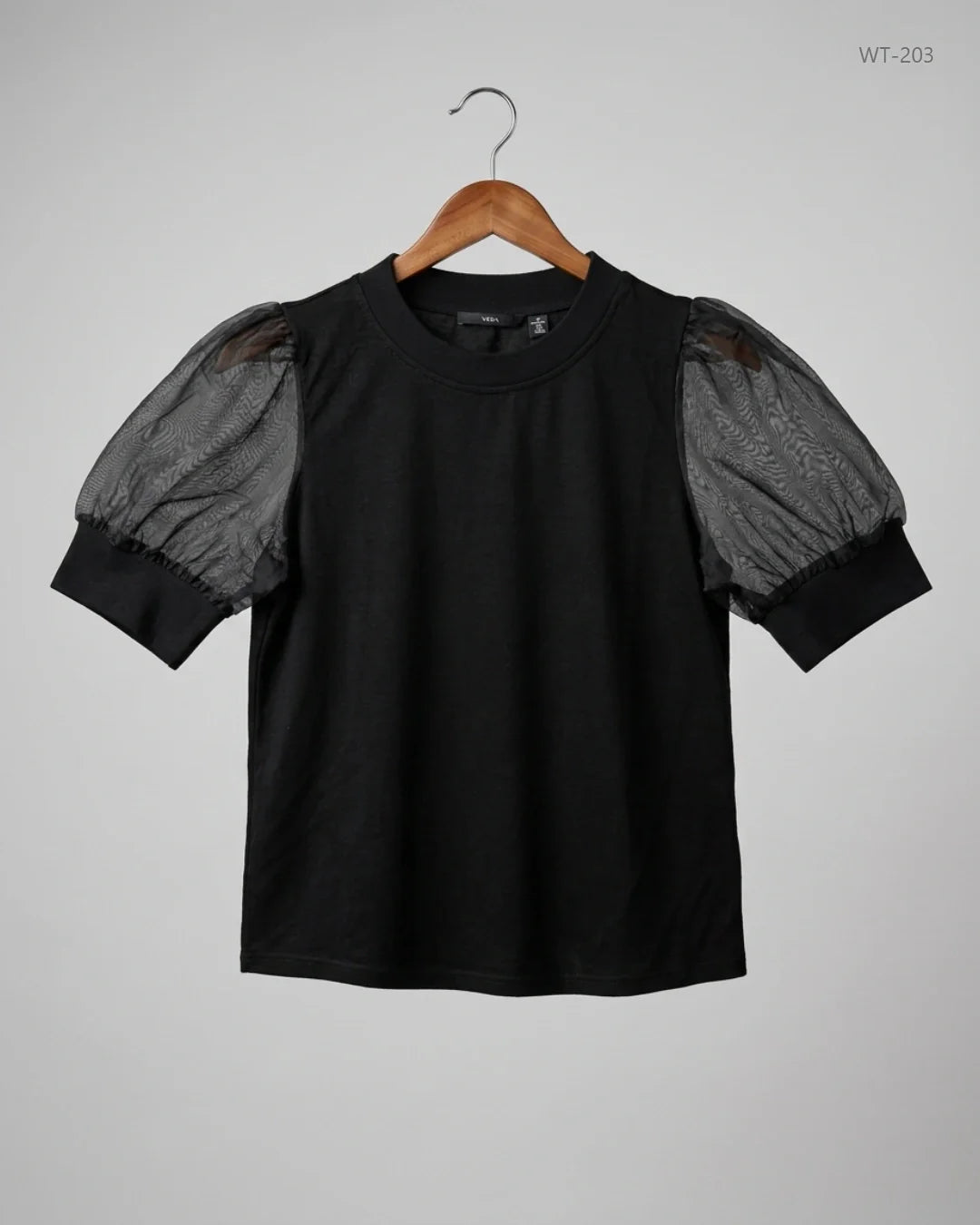 Preloved Premium Womens Summer Tops by VERO MODA, Black Polyester for Women - OTS Thrift Shop Karachi Pakistan