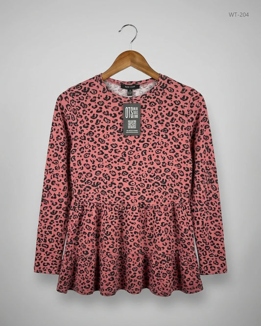Preloved Premium Womens Summer Tops by New Look, Pink Polyester for Women - OTS Thrift Shop Karachi Pakistan