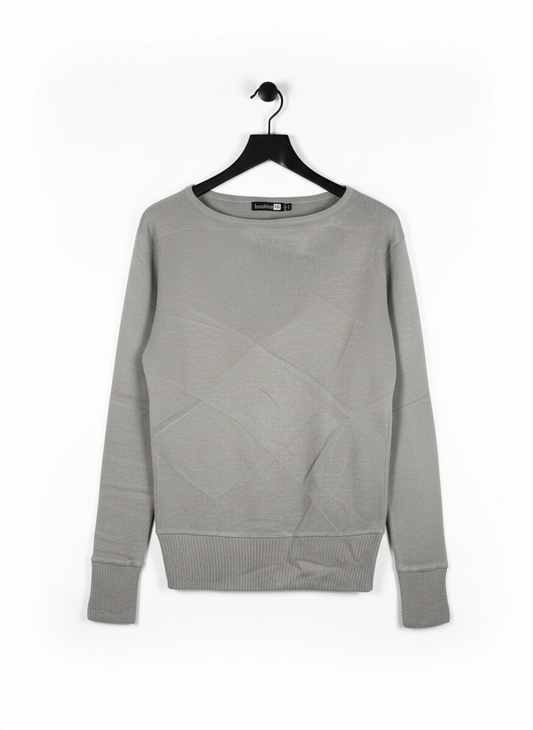 PREMIUM Condition Winter Knitted Tops | Preloved BOOHOO | GREY ACRYLIC | Thrift Shop for Women Peshawar Pakistan | OTS