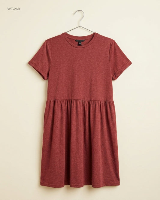 SHEIN (WT-260) Short-Sleeved Smock Dress