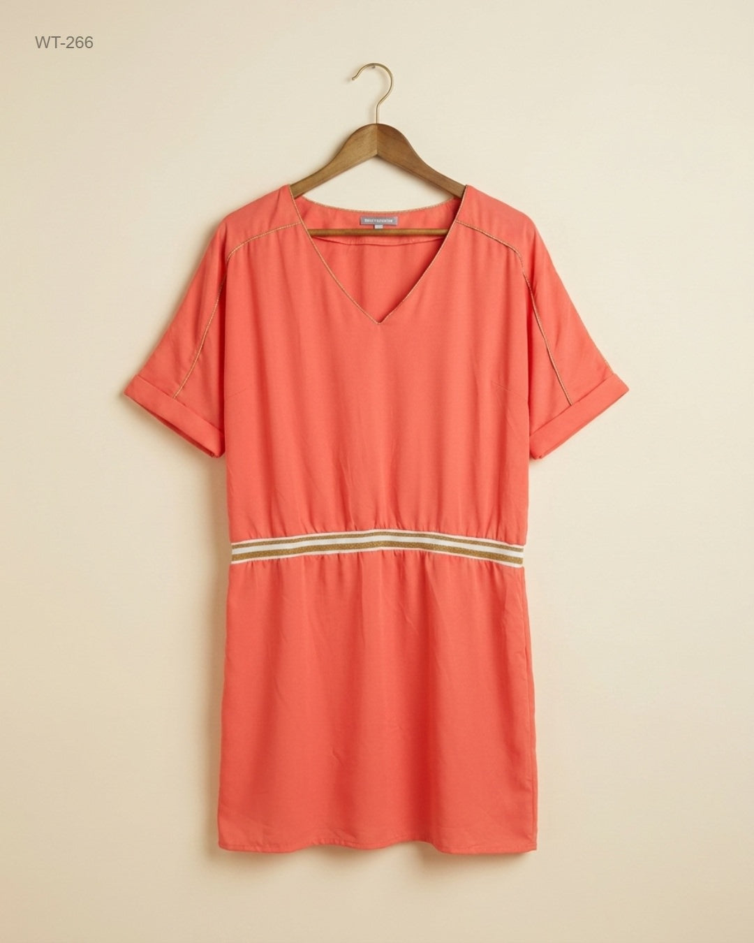 BLANCHEPORTE (WT-266) V-Neck Tunic Dress