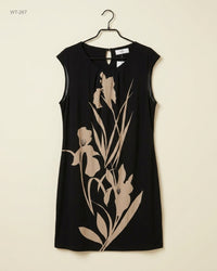 WALLIS (WT-267) Sleeveless Floral Print Shift Dress