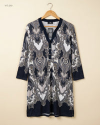 WALLIS (WT-269) Longline Paisley Tunic