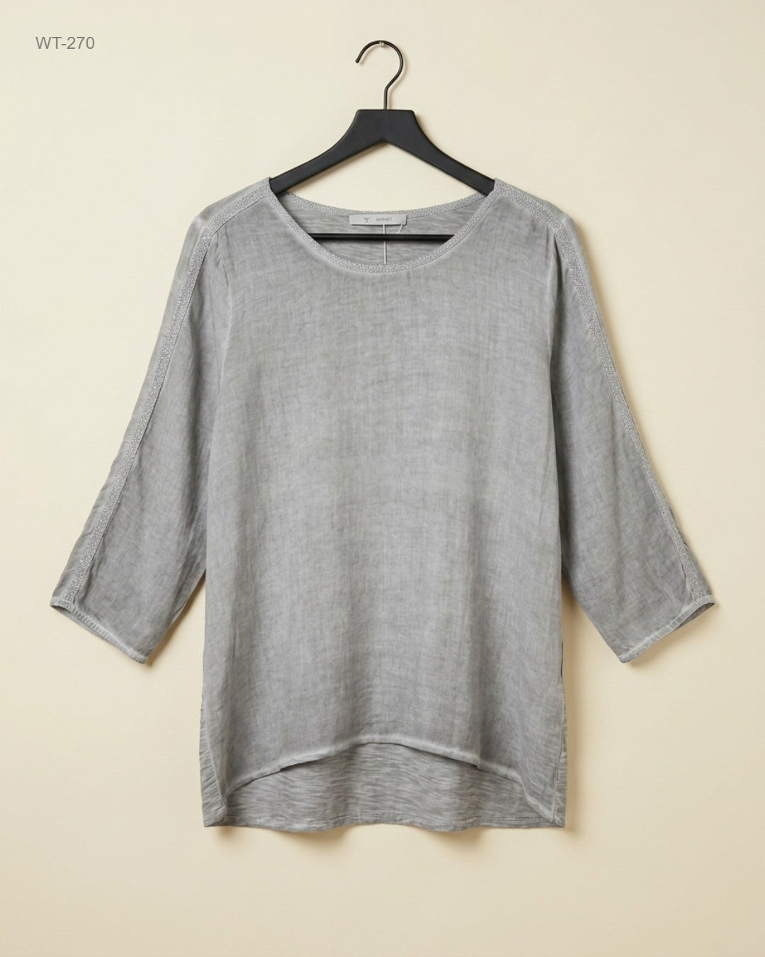 MONARL (WT-270) Long-Sleeve High-Low Tunic