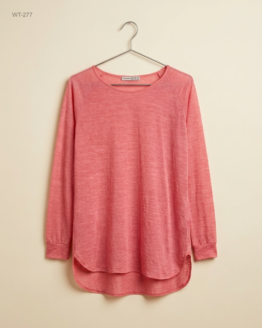ATMOSPHERE (WT-277) Long-Sleeve Slub Knit Top