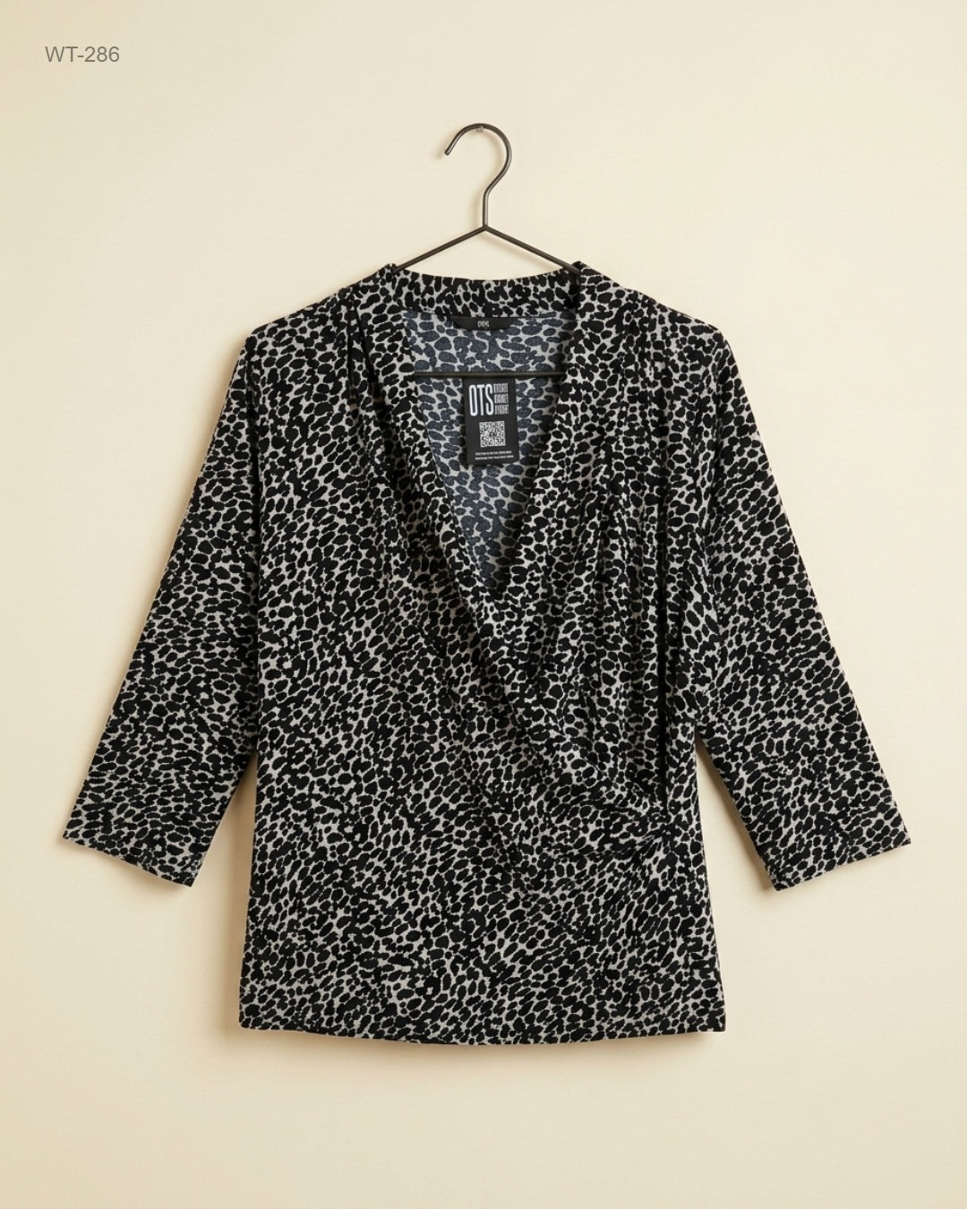 M&CO (WT-286) Surplice Wrap Top