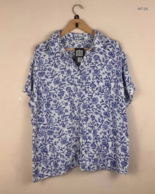 Premium Condition Womens Summer Tops | Preloved Classic | White Cotton | Thrift Shop for Women Karachi Pakistan | OTS
