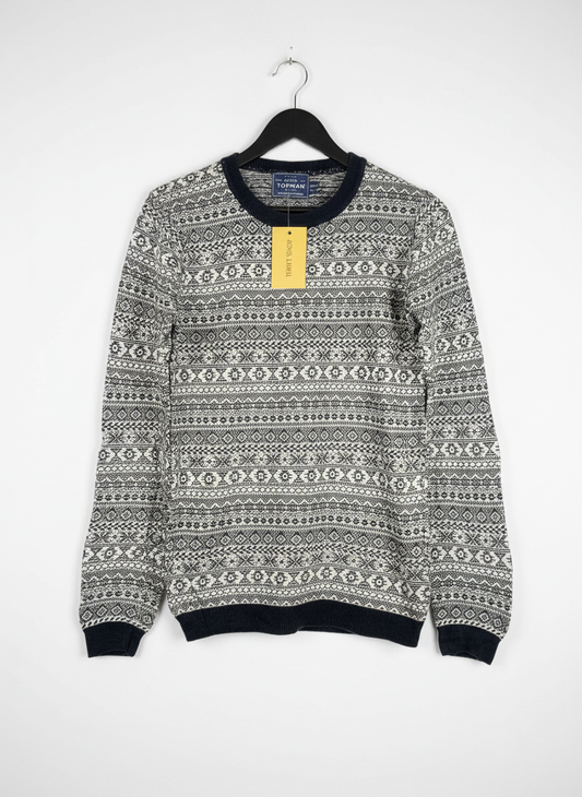 Preloved PREMIUM PLUS Winter Knitted Tops by TOPMAN, MULTI ACRYLIC for Women - OTS Thrift Shop Islamabad Pakistan