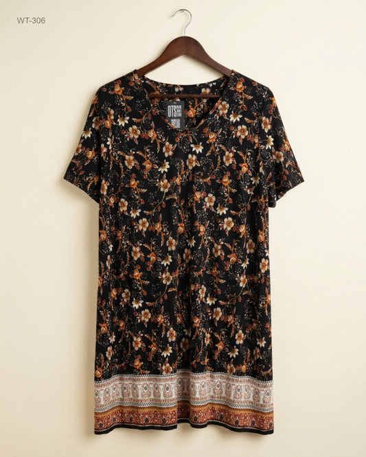 CUT LABEL (WT-306) Tunic Dress