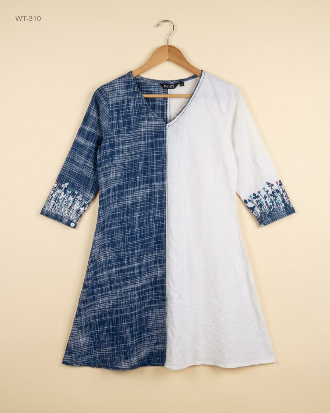 IMARA (WT-310) Bicolor A-Line Tunic
