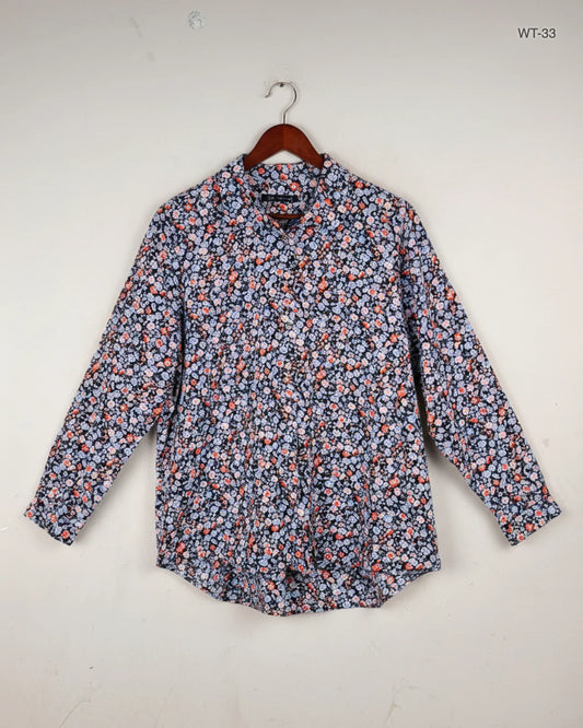 Secondhand Branded Womens Summer Tops by Marks & Spencer, Multi Cotton fabric, Premium condition, for Women - Online Thrift Shop Islamabad Pakistan