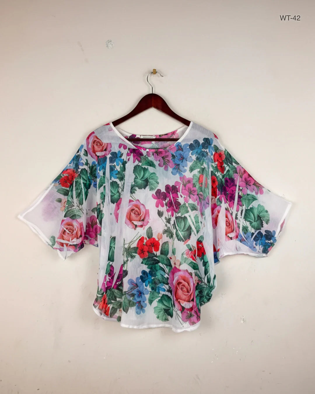 White Women's Summer Top by Shake (WT-42)