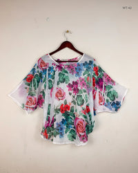 White Women's Summer Top by Shake (WT-42)