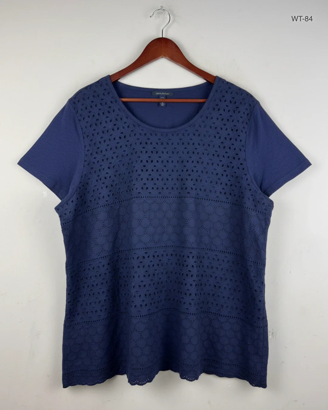 Premium Condition Womens Summer Tops | Preloved Tommy Hilfiger | Navy Blue Cotton | Thrift Shop for Women Karachi Pakistan | OTS