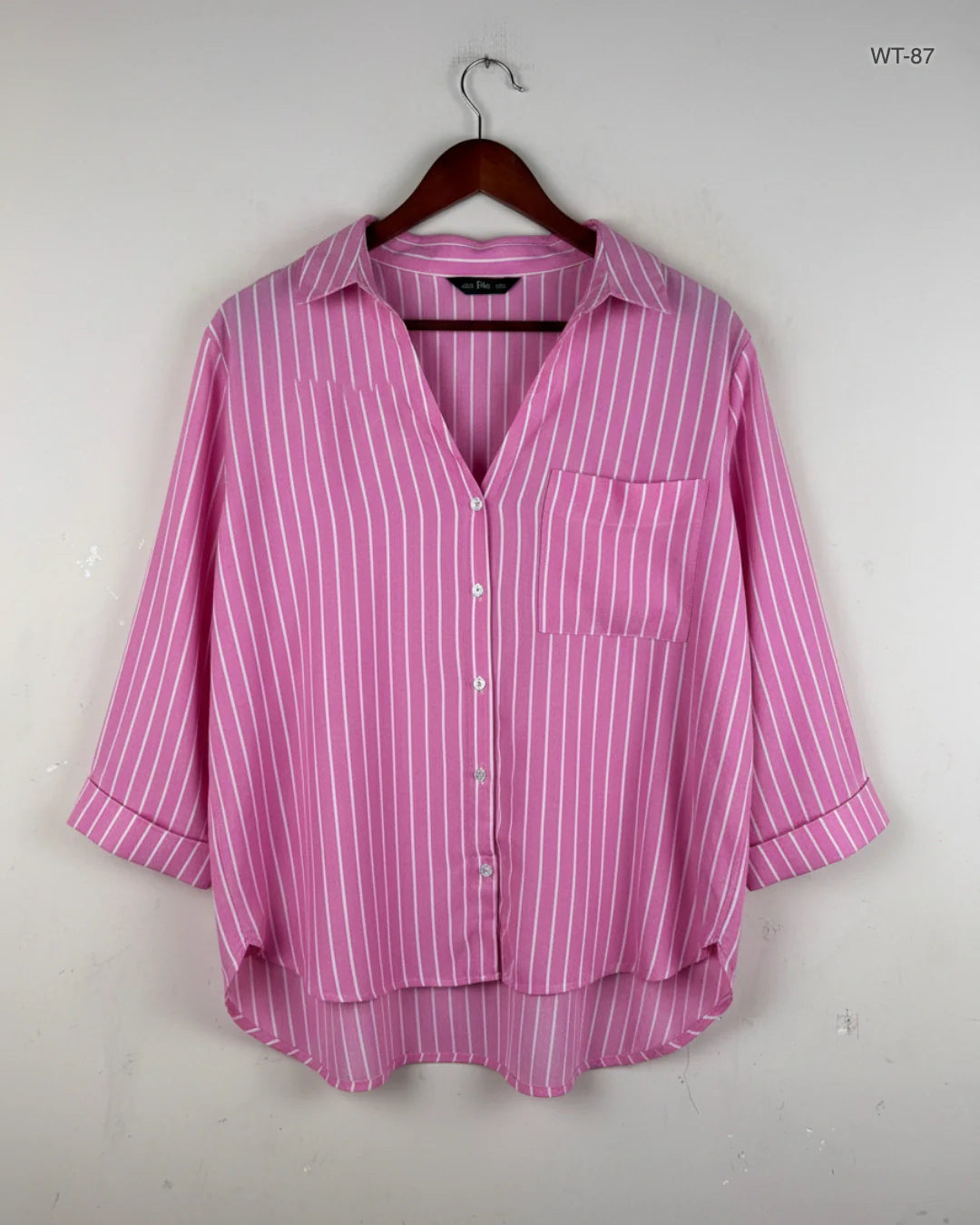Preloved Premium Womens Summer Tops by F&F, Pink Polyester for Women - OTS Thrift Shop Karachi Pakistan