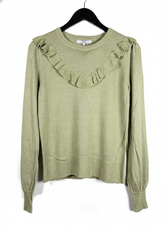 UK Imported secondhand Winter Knitted Tops - NEXT brand, GREEN ACRYLIC, EXCELLENT condition, for Women - Online Thrift Store Karachi Pakistan