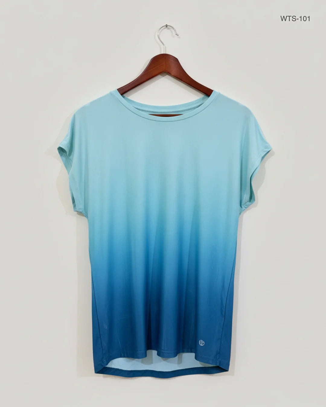 DUNNES Cyan Womens Tshirts (WTS-101)