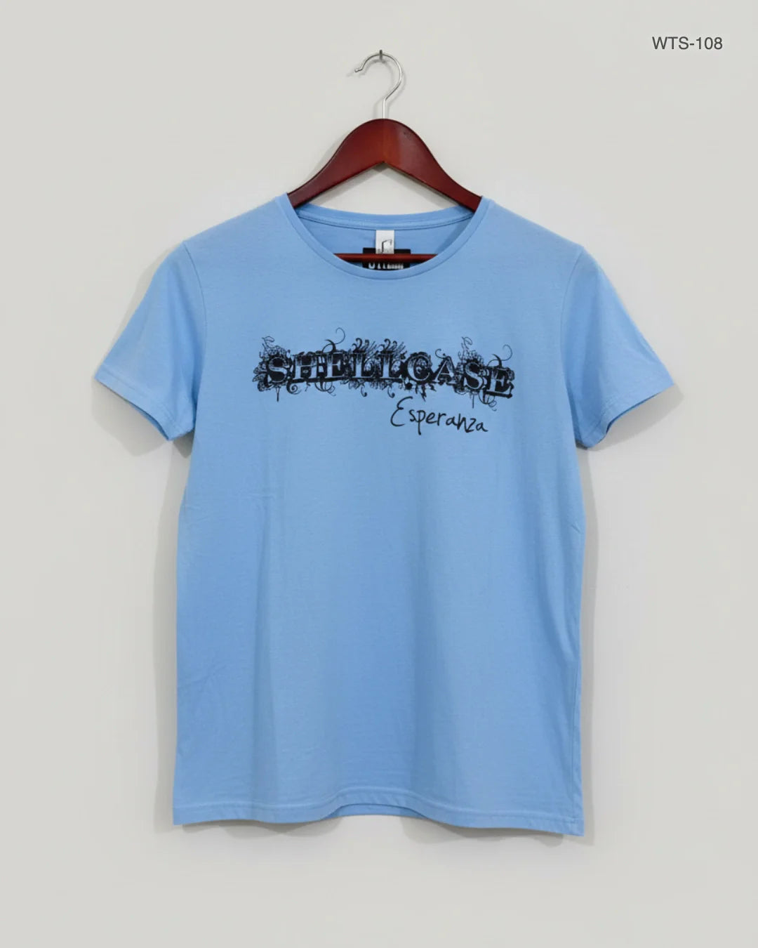 Womens Tshirts | Sols | Preloved Branded | Sky Blue Cotton | Premium | OTS Thrift Store Islamabad Pakistan