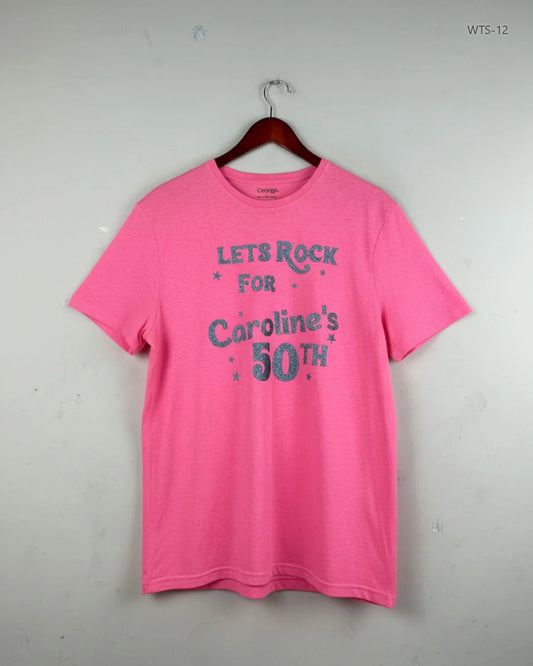 Preloved Premium Womens Tshirts by George, Pink Cotton for Women - OTS Thrift Shop Peshawar Pakistan