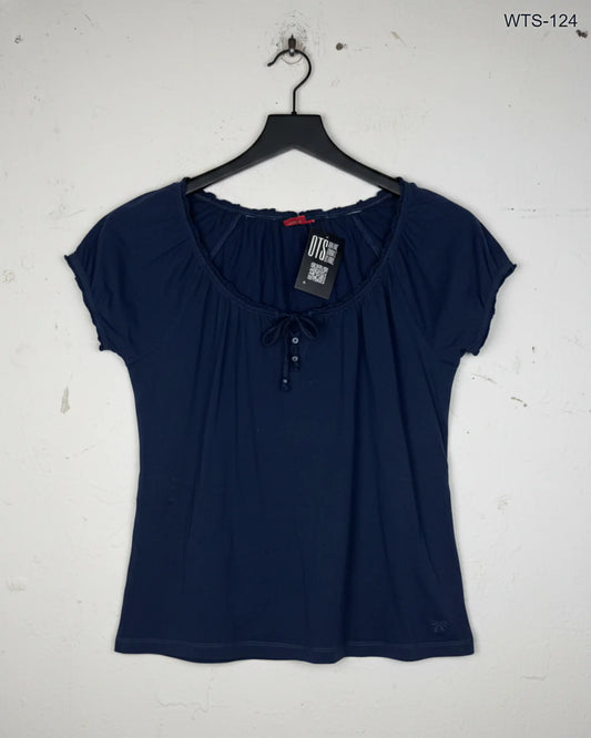 Preloved Premium Womens Tshirts by Livre, DarkBlue Cotton for - OTS Thrift Shop Karachi Pakistan