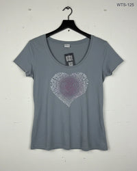 SPRIT Gray Womens Tshirts (WTS-125)
