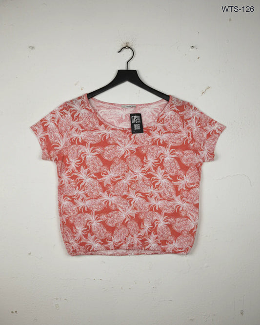 Preloved Excellent Womens Tshirts by George, Orange Cotton for - OTS Thrift Shop Karachi Pakistan