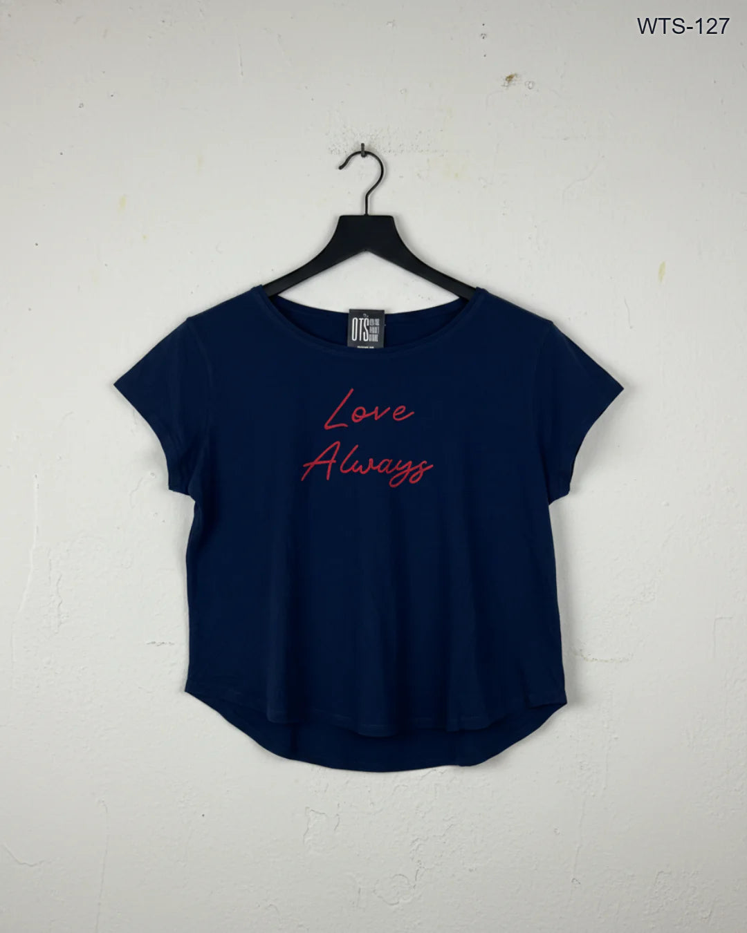 TEX Dark Blue Womens Tshirts (WTS-127)