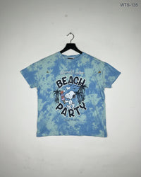 CLOCKHOUSE Sky Blue Womens Tshirts (WTS-135)
