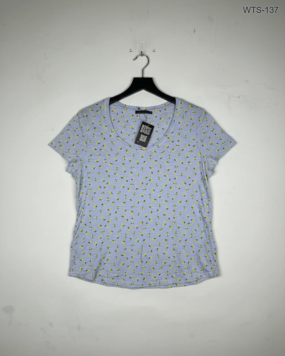 Secondhand Branded Womens Tshirts by Marks & Spencer, Violet Cotton fabric, Premium condition, for - Online Thrift Shop Islamabad Pakistan