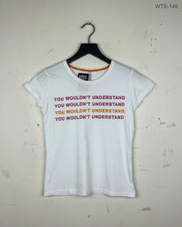 COLLOSEUM White Womens Tshirts (WTS-146)