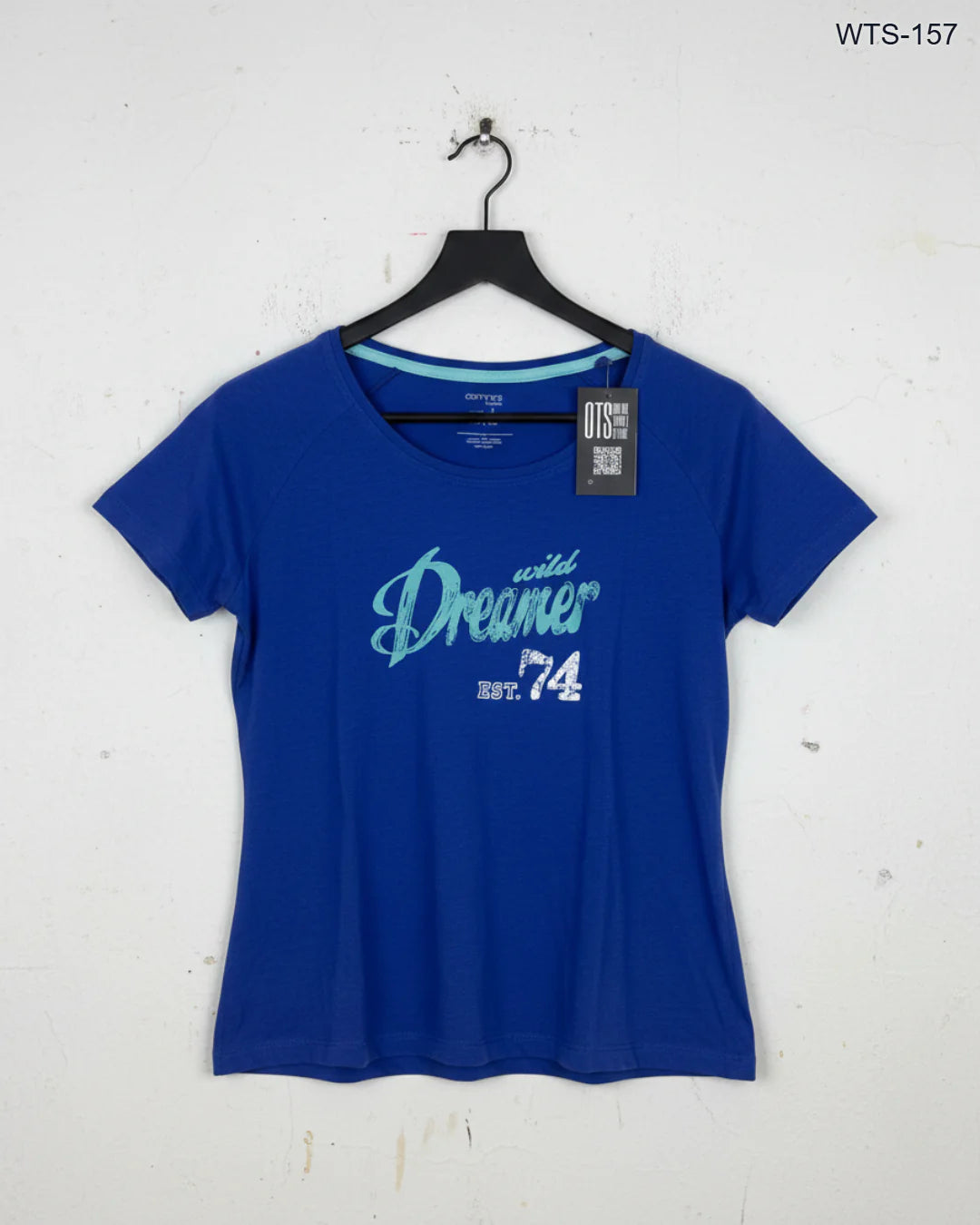 ESMARA Navy Blue Womens Tshirts (WTS-157)
