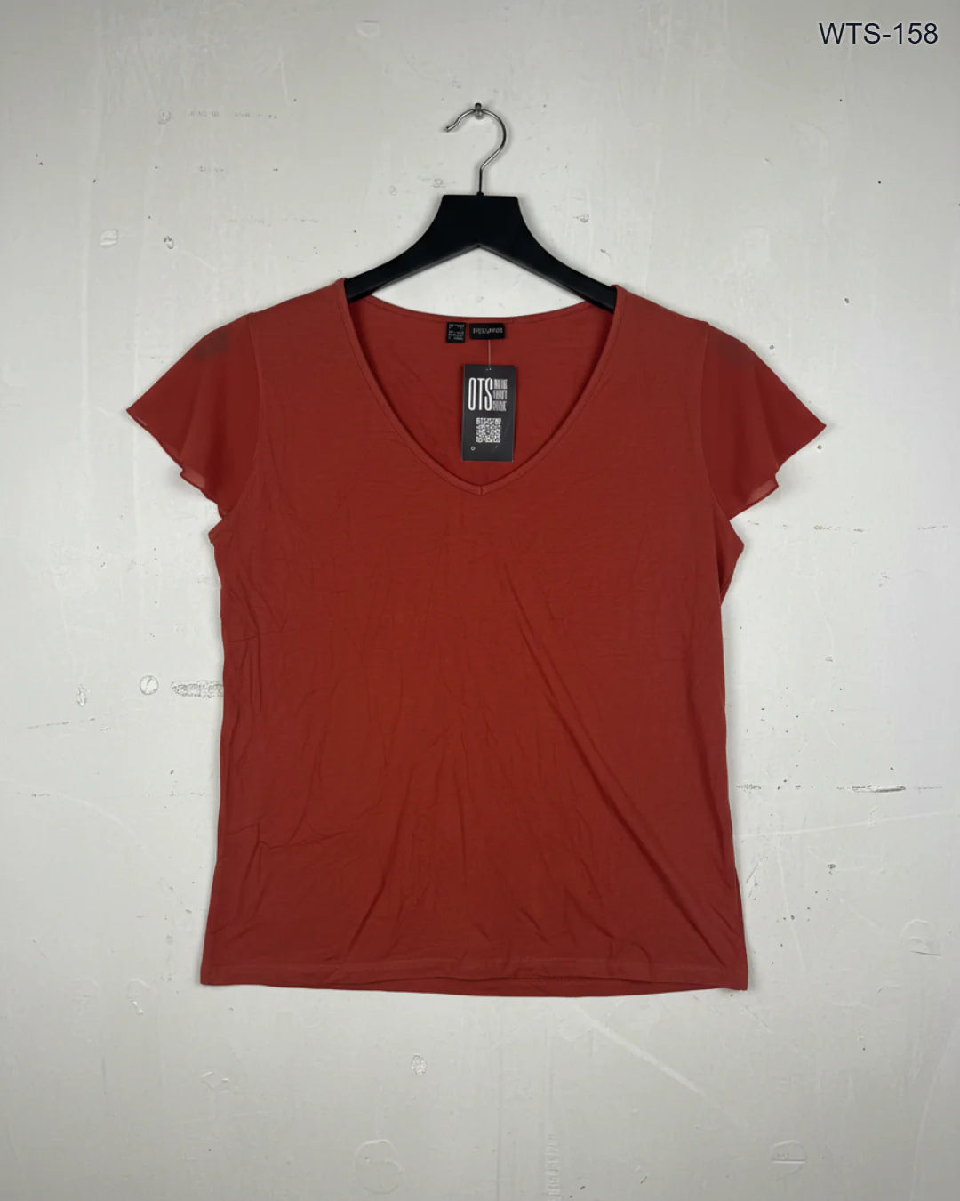 BODYFLIRT Maroon Womens Tshirts (WTS-158)