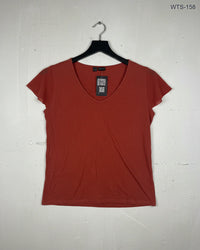 BODYFLIRT Maroon Womens Tshirts (WTS-158)