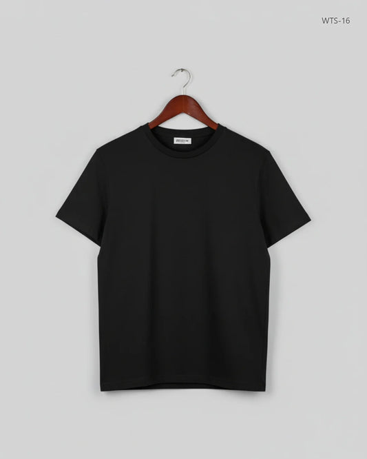 Shop Premium Womens Tshirts by Unknown | Preloved Branded Clothes | Black Cotton | Women | OTS Thrift Store Islamabad Pakistan