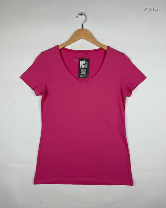 Shop Premium Womens Tshirts by ESPRIT | Preloved Branded Clothes | Pink Cotton | | OTS Thrift Store Islamabad Pakistan