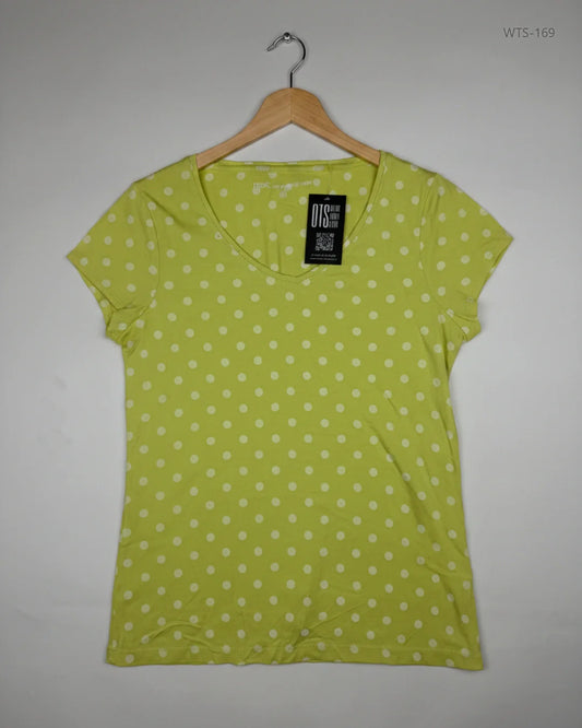Womens Tshirts | Next | Preloved Branded | Yellow Cotton | Premium | OTS Thrift Store Peshawar Pakistan