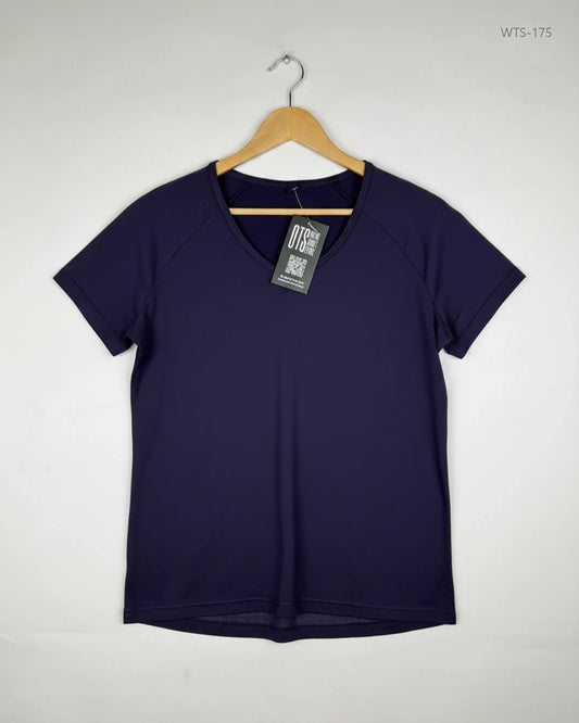 UK Imported secondhand Womens Tshirts - PRIMARK ATMOSPHARE brand, VINE RED Polyester, Premium condition, for - Online Thrift Store Islamabad Pakistan