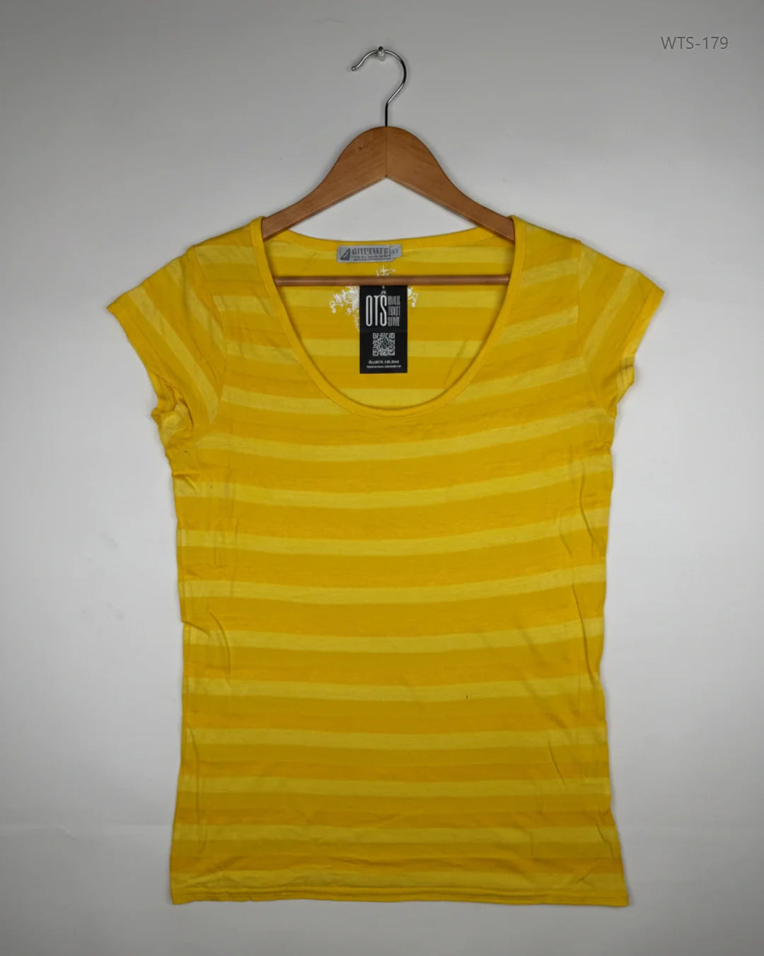 AUTHENTIC Yellow Womens Tshirts (WTS-179)