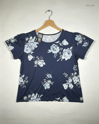 LABLE CUT Dark Blue Womens Tshirts (WTS-180)