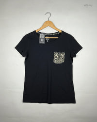 F&F Black Womens Tshirts (WTS-182)