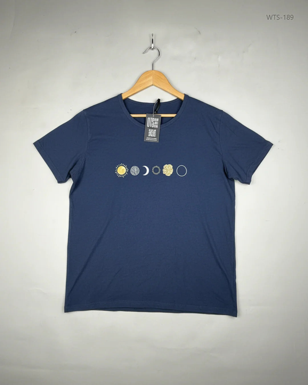 SHEIN Dark Blue Womens Tshirts (WTS-189)