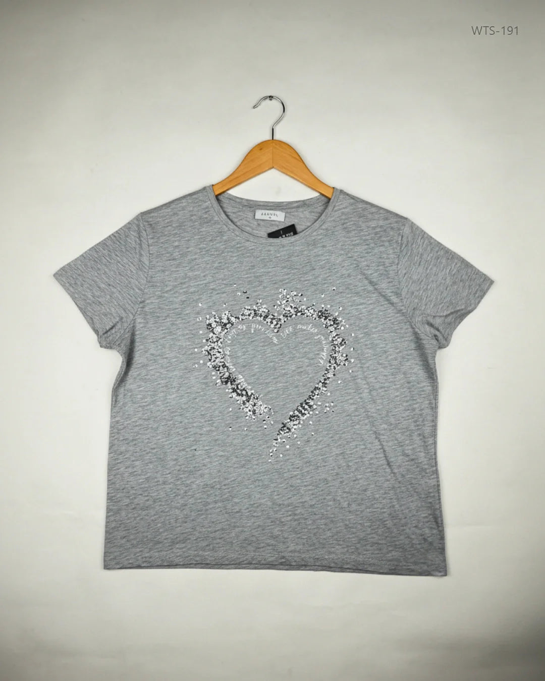 PAPAYA Gray Womens Tshirts (WTS-191)
